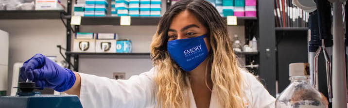 Woman working in a lab
