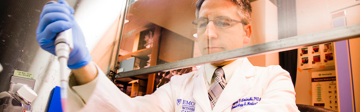 Man working in a lab